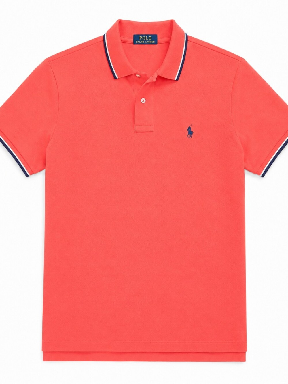 NWT Polo Ralph Lauren Classic Fit Coral Red Piqué Polo Shirt XL